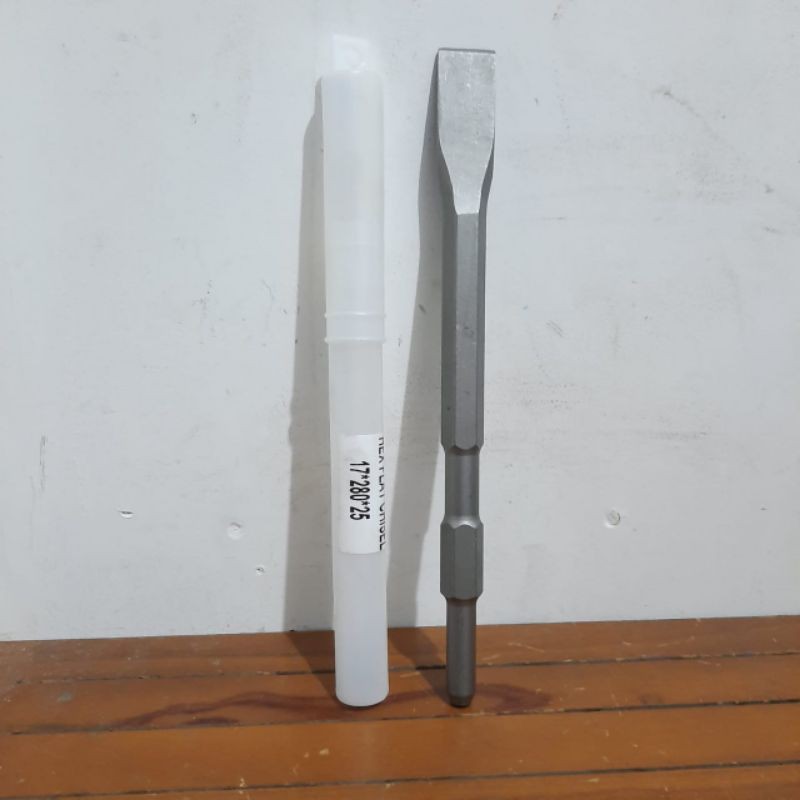 Mata Bobok Mesin Hammer Dril HM0810 Flat Chisel 17x280x25  Pahat