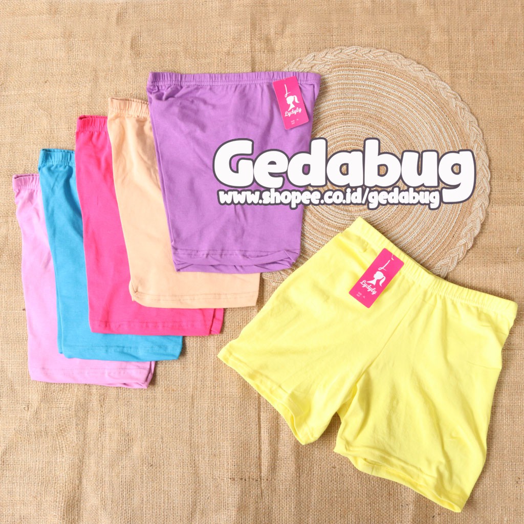 3 pcs Celana short  Remaja LYDYLY LD 304 | Street Daleman anak Remaja Warna warni | Gedabug