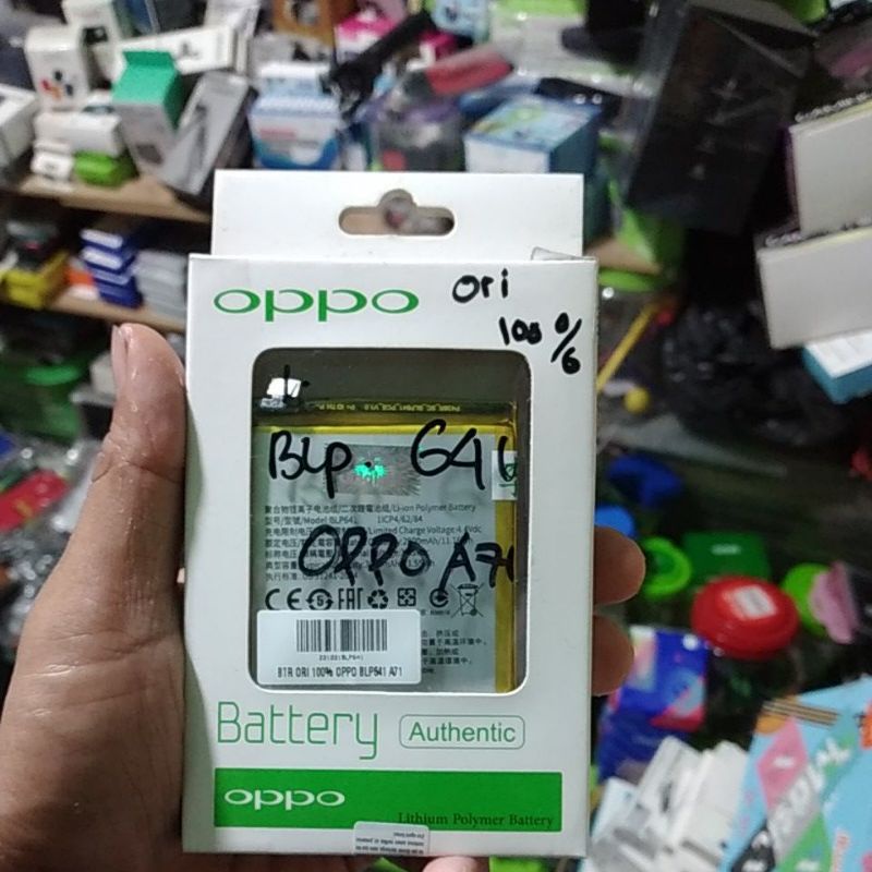 baterai original oppo a71