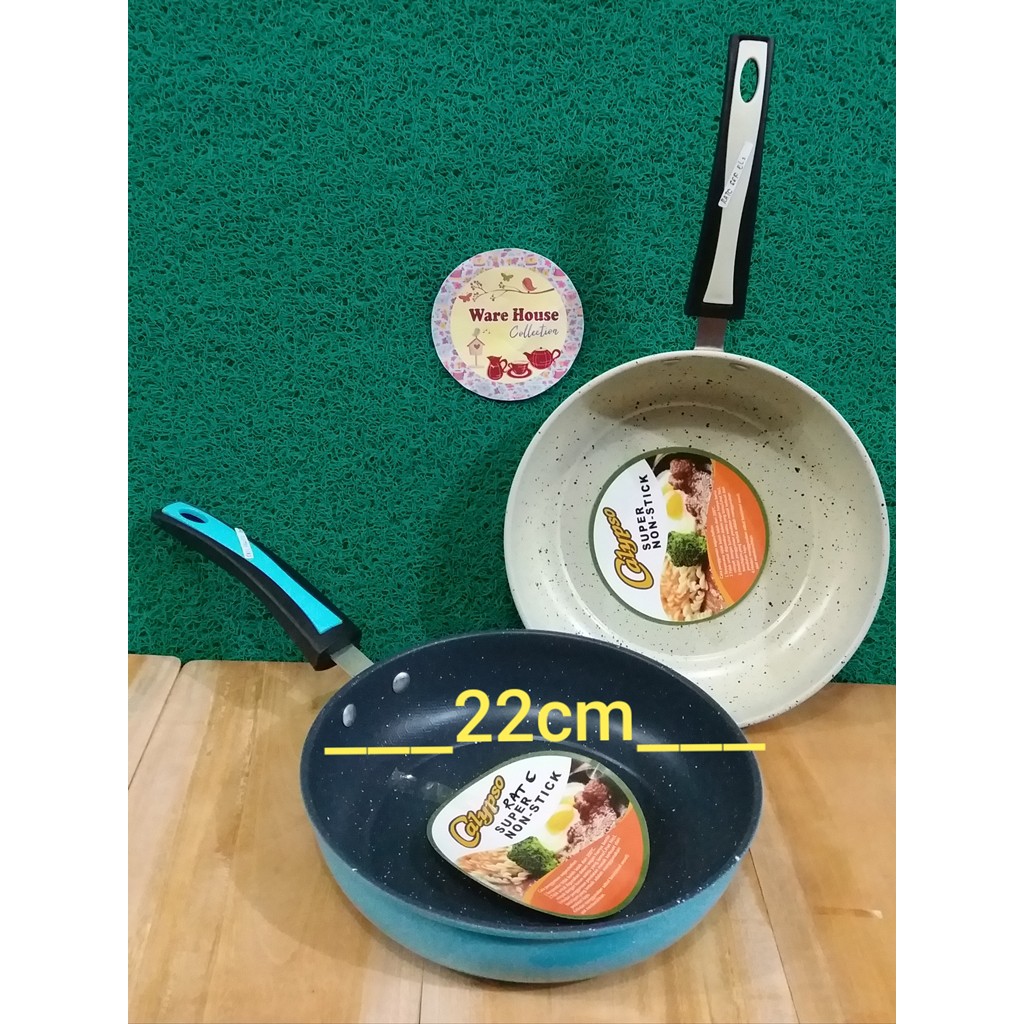 fry pan / frypan teflon calypso / wajan Calypso Penggorengan Anti Lengket Tanpa Minyak 20cm,22cm,24cm-6