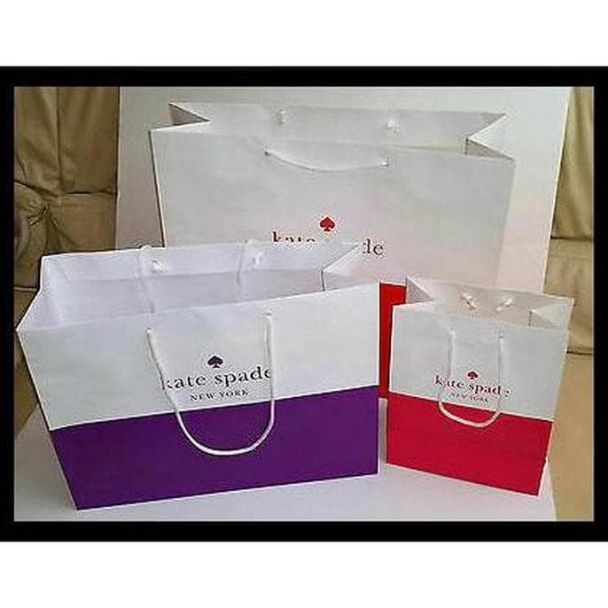 

(TERLARIS) Paperbag Paper Bag Kate Spade New York By Rinanos Olshop