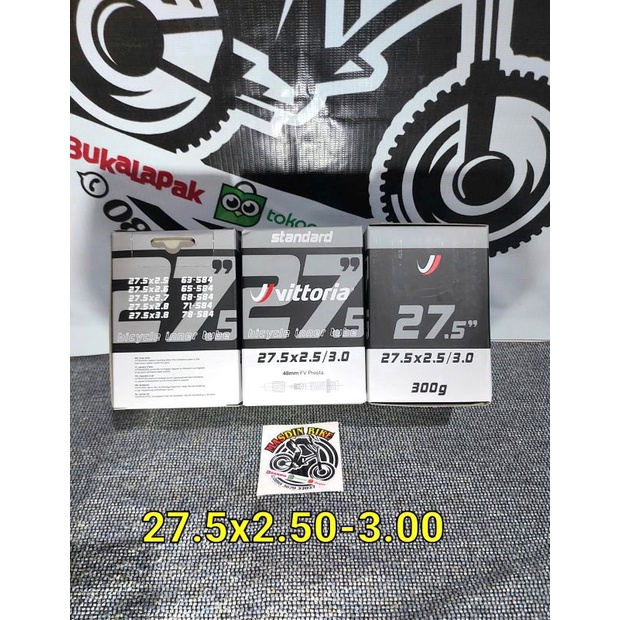 Ban Dalam 27,5 Vittoria 27.5x2.50-3.00 Presta pentil kecil Ban Dalam Victoria 27,5x2,50 -3.00