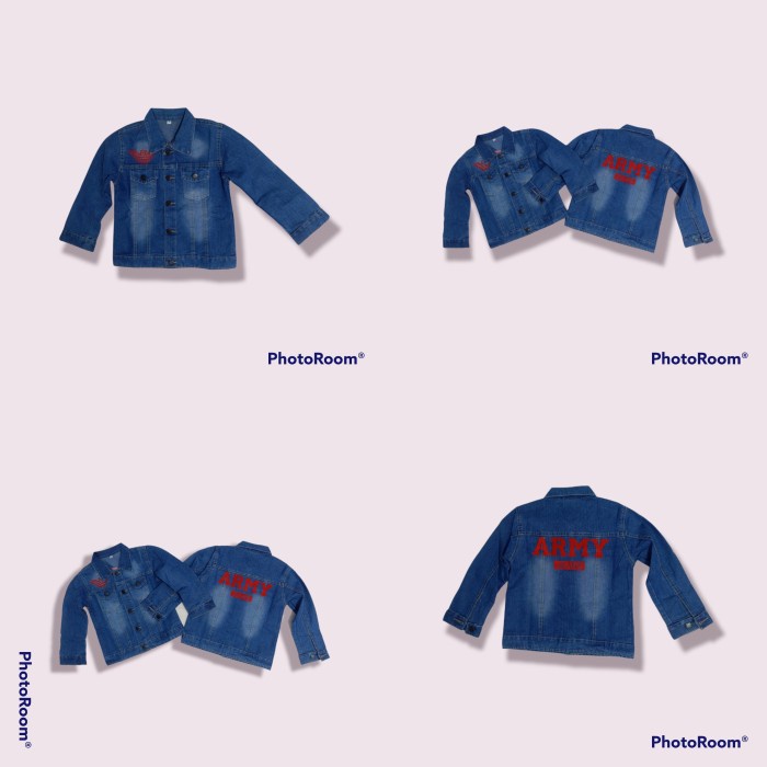 (BISA COD) jaket levis anak laki-laki untuk umur 2-9 tahun - 1