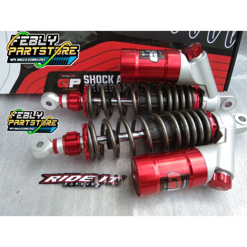 SHOCKBREAKER TABUNG RIDE IT GP DC 280 320MM SHOK BELAKANG RIDE IT GP GREYTITAN RXKING CB GL MP TIGER