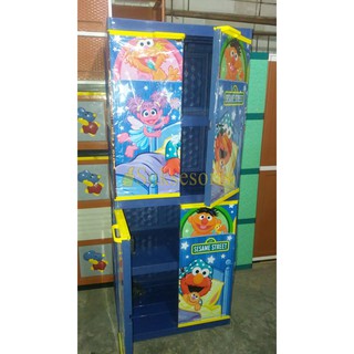  lemari  plastik  karakter  sesame street Shopee  Indonesia