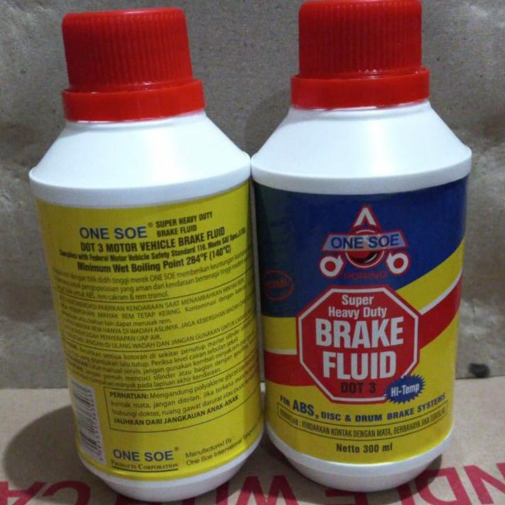 ONE SOE Minyak Rem Oil Oli Brake Fluid ONE SOE (Dot-3 / Dot 3) 300ml