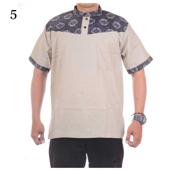 Hem Koko Batik Kombinasi Kholidi