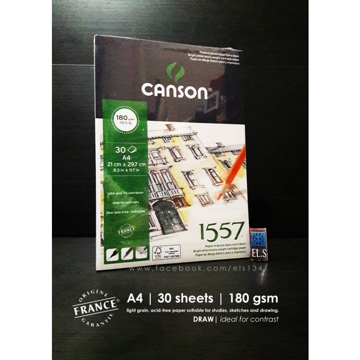 

Sketsagambar- Canson 1557 Drawing Pad A4 - Dessin Ja -Buku-Gambar-Sketsa.