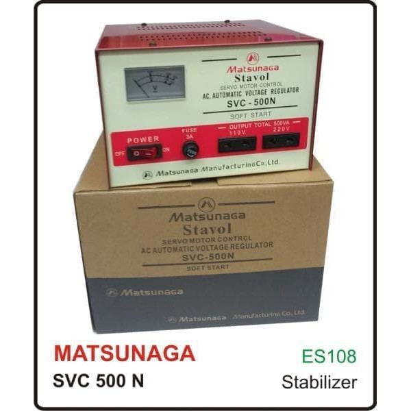 Stabilizer matsunaga stavol motor 500va 500v 500 watt 500w svc-500n for pc komputer-refrigerator