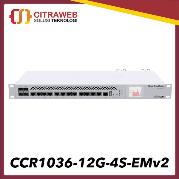Routerboard Mikrotik CCR1036-12G-4S-EMv2 | CCR 1036 12G 4S-EM(v2)