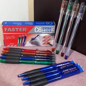 

Pulpen Faster C6 Extra Fine (Tinta Hitam) / Faster High Grade EC6 (Tinta Hitam) / Faster High Grade C 600 (Tinta Hitam)