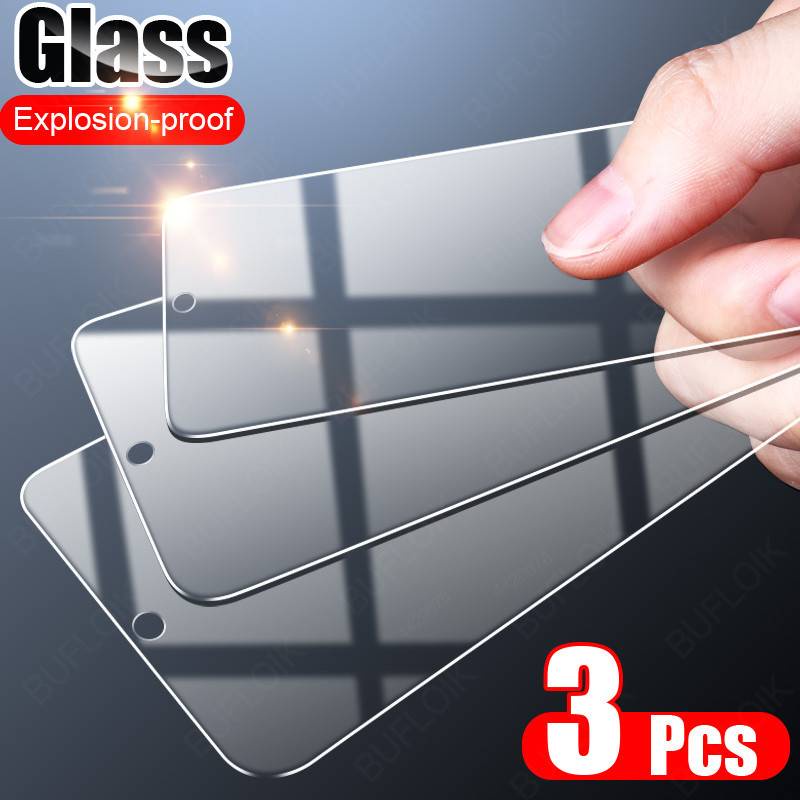 3Pcs Tempered Glass For Xiaomi Redmi Note 8 9 7 6 9S Pro Max Screen Protector For Redmi 8T 8 9 9A 9C k20 30 pro Glass