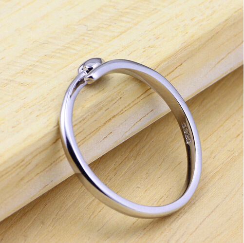 silver cincin 925 original ring for women Adjustable ring Tail Fashion Jewellery cincin  perak cincin perempuan