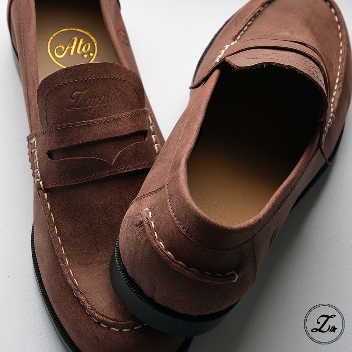 GUSTAVO | Indopride | Sepatu Kulit Asli Casual Klasik Pria/Cowok -Loafers- Footwear Zapato