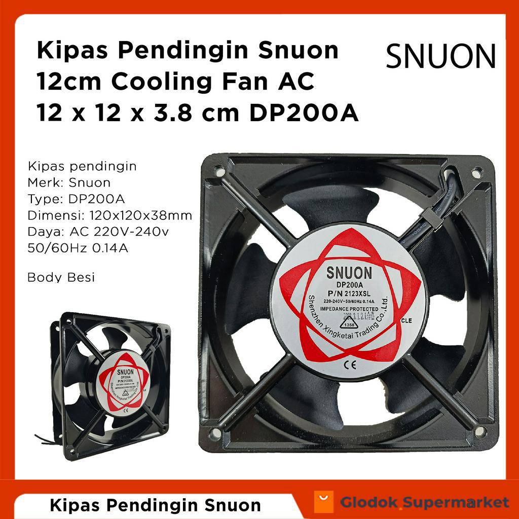 Kipas Pendingin Snuon 12cm Cooling Fan AC 12 x 12 x 3.8 cm DP200A