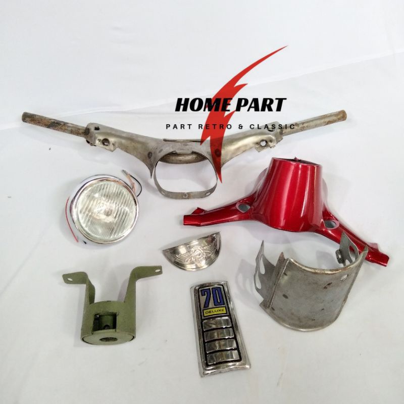 KEPALA C70 STANG C70 SET DASI C70 DUDUKAN STANG C70 PNP GRAND SUPRA  PRIMA DLL