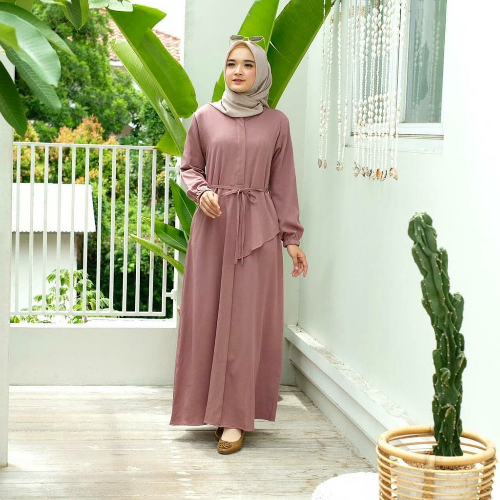 MAHESA DRESS -  FLOTTILICIOUS / DRES MURAH / GAMIS MURAH / DRES MUSLIM / GROSIR BAJU ONLINE