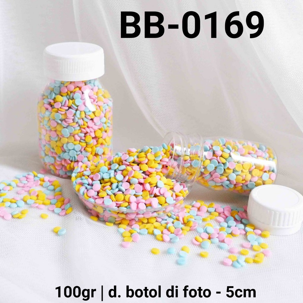 

BB-0169 Sprinkles sprinkle springkel 100gr confetti bulat pastel yamama baking grosir murah sprinkles cake dekorasi mutiara trimit decoration story sprinklestory sprinklesstory sprinkle story yamama baking