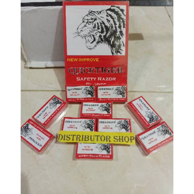 Isi 10 PCS Silet Quicktiger / Isi Ulang Alat Cukur