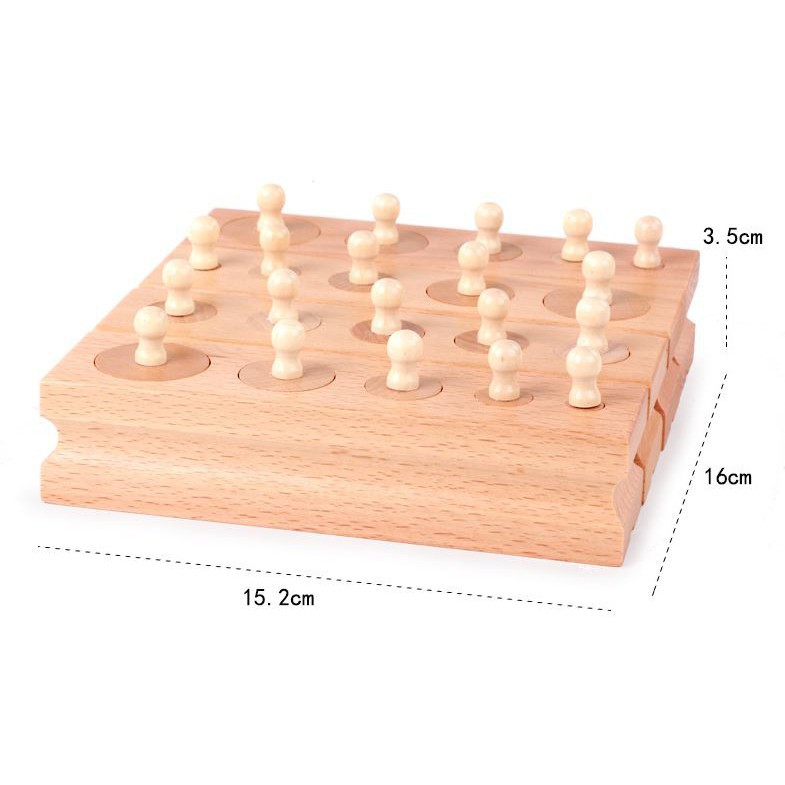 Gober - Mainan Montessori Cylinder Socket / Soket Silinder