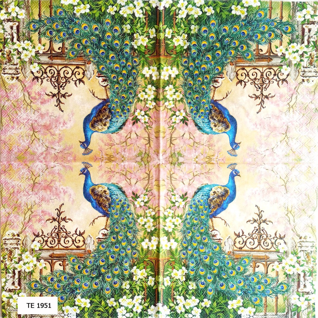 TISU NAPKIN DECOUPAGE EROPAH 33X33 CM TE 1951 TTS