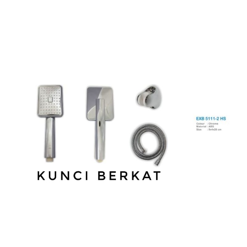 Hand Shower Kotak Eixo Chrome1/Shower Set/Sower Mandi