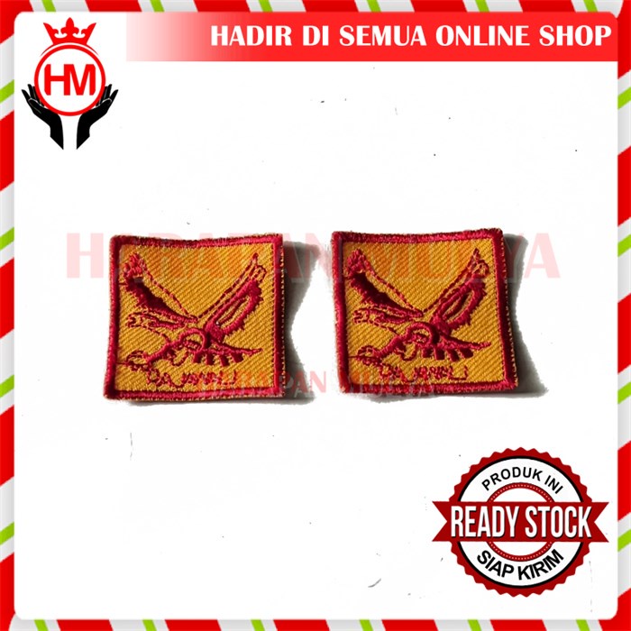 Bordir Tanda Regu Pramuka Murah - Bordir Regu Rajawali - HM