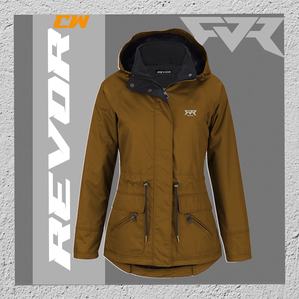 Revor CW Jaket Motor Wanita Windproof Tidak ada penilaian