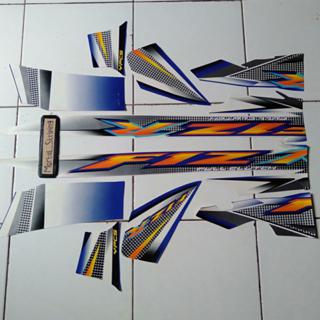 Stiker Striping Lis Body Motor F1zr Fizr 2004 2005 Oren Orange Putih Biru Standar Shopee Indonesia