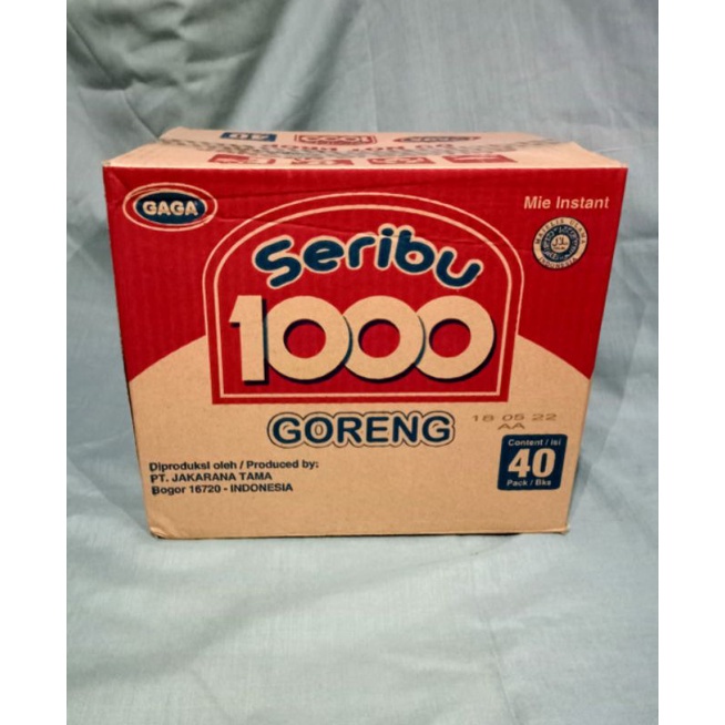 

GAGA MIE INSTAN GORENG 1 KARTON ISI 40PCS