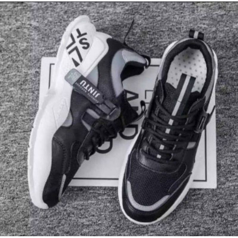 Alisha Store12- COD Sepatu Pria & Wanita Sneakers Olahraga Terbaru JINTU Pria Import