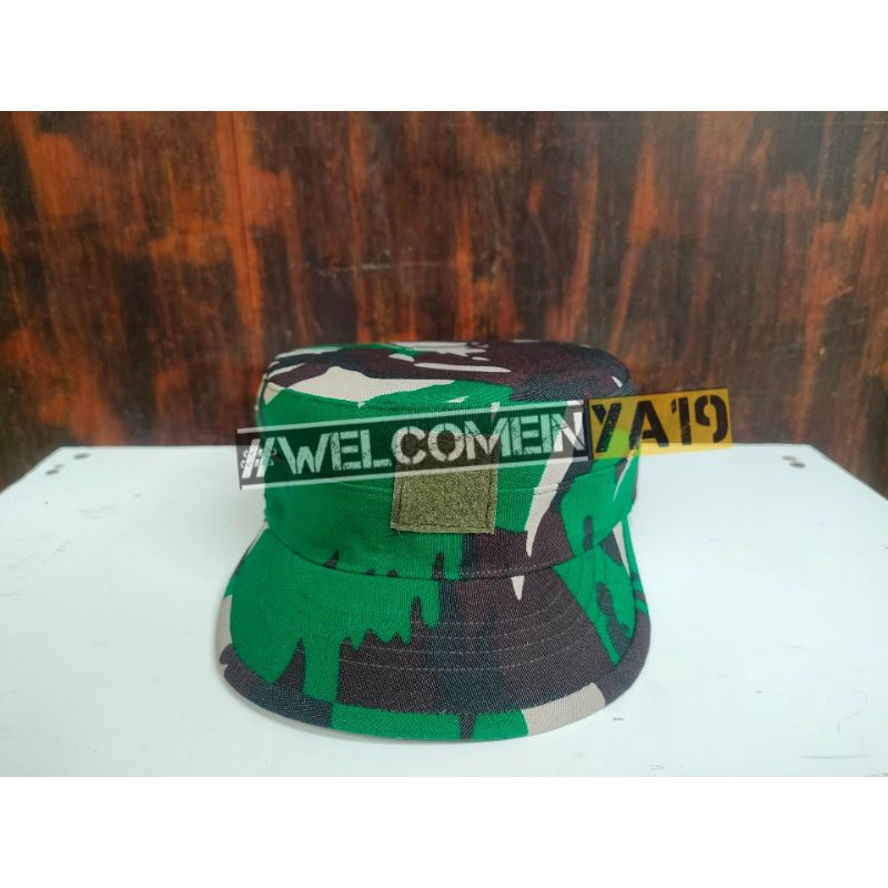 Topi Komando Loreng Malvinas Velbed Wol Premium [Terbaik]