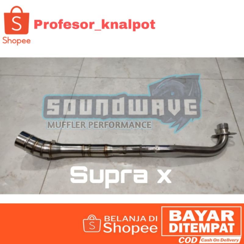 Leheran knalpot supra x