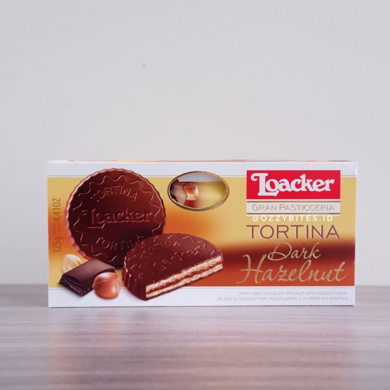 Loacker Wafers Original Dark Hazelnut Tortina 125g