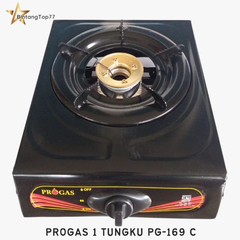 Kompor Gas 1 Tungku | Progas PG-169 C & PG-169 S