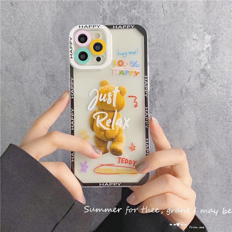 Silikon Lens Teddy For Xiaomi Redmi 9A 9C 10A 10C