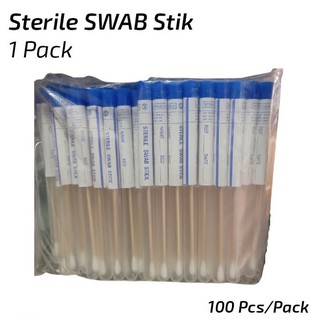 Jual COTTON SWAB STIK STERILE // HARGA PER 100 PCS | Shopee Indonesia