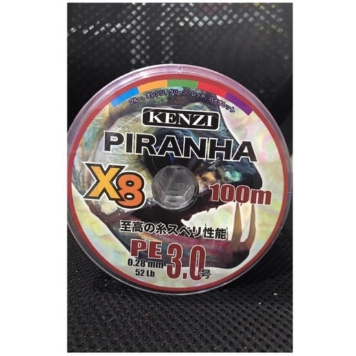 Senar PE KENZI Piranha 8x #0.8, #1, #2, #3