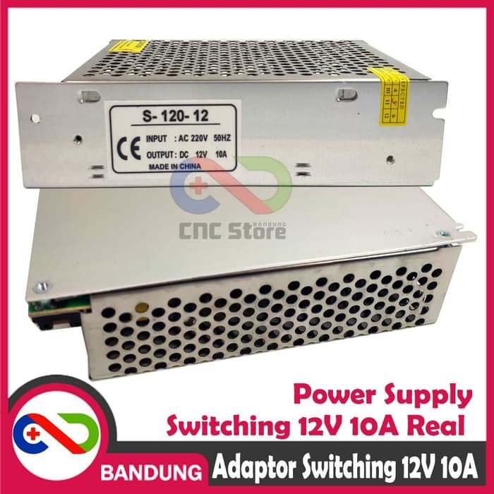 ADAPTOR 12V 10A POWER SUPPLY SWITCHING JARING PELTIER CCTV LED STRIP