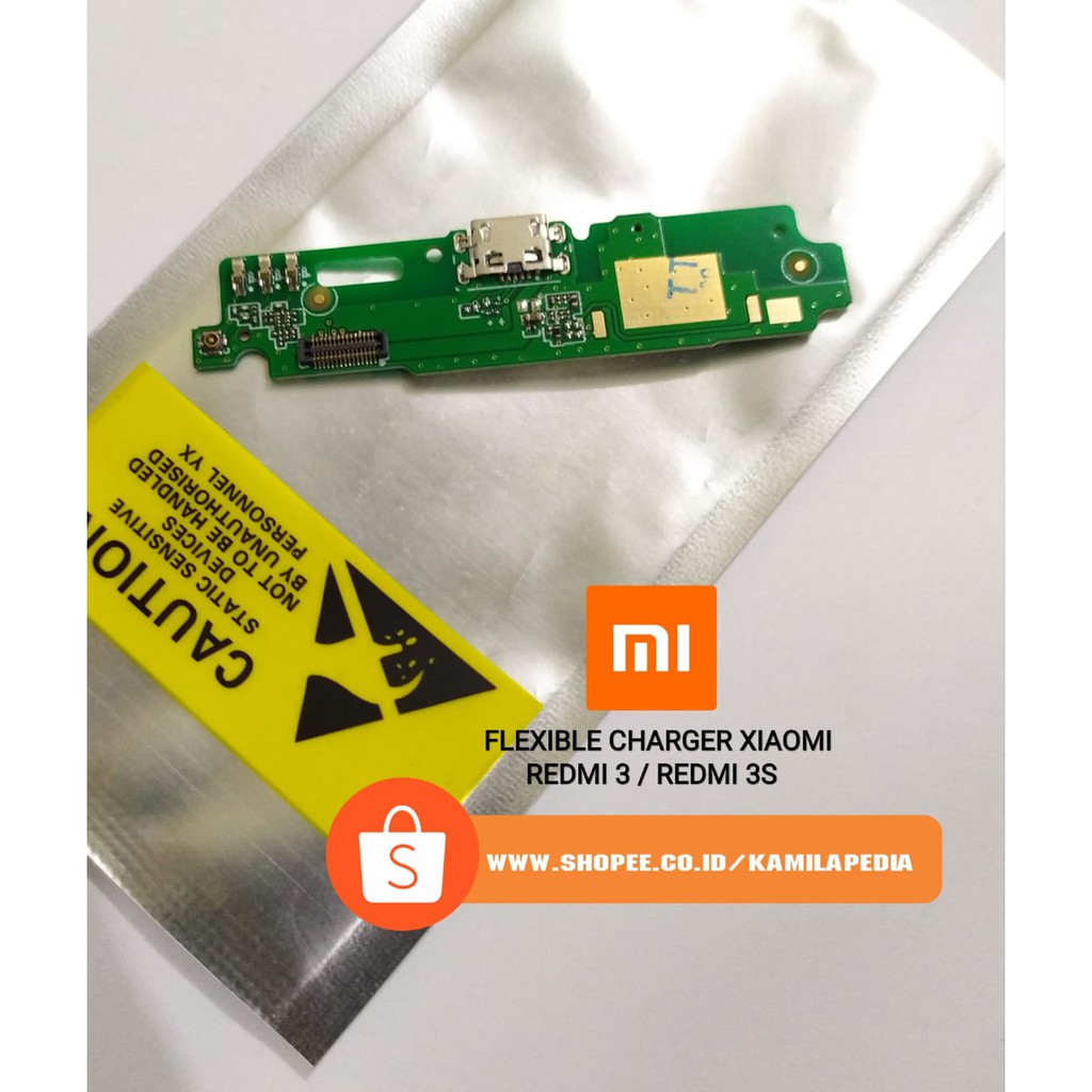 Flexible Charger Xiaomi Redmi 3 3 SFullset + Mic / Flexible Konektor Cas Xiaomi Redmi 3 / 3S Fullset