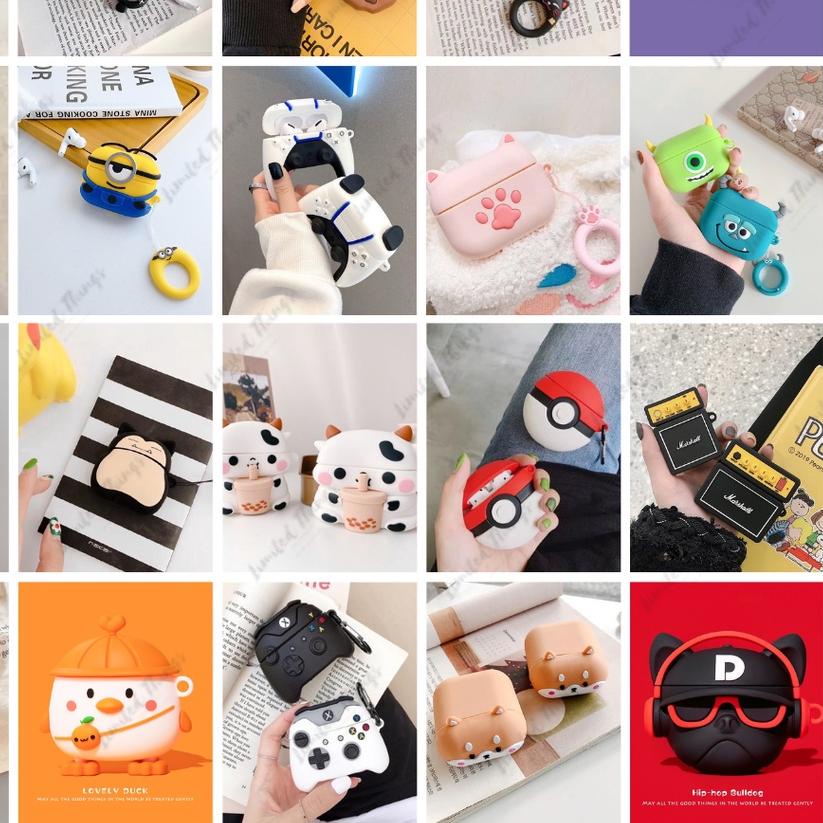      soft case  airpods gen 3 2021 character xbox cookies sully corgi pokemon dino astrounaut chick 