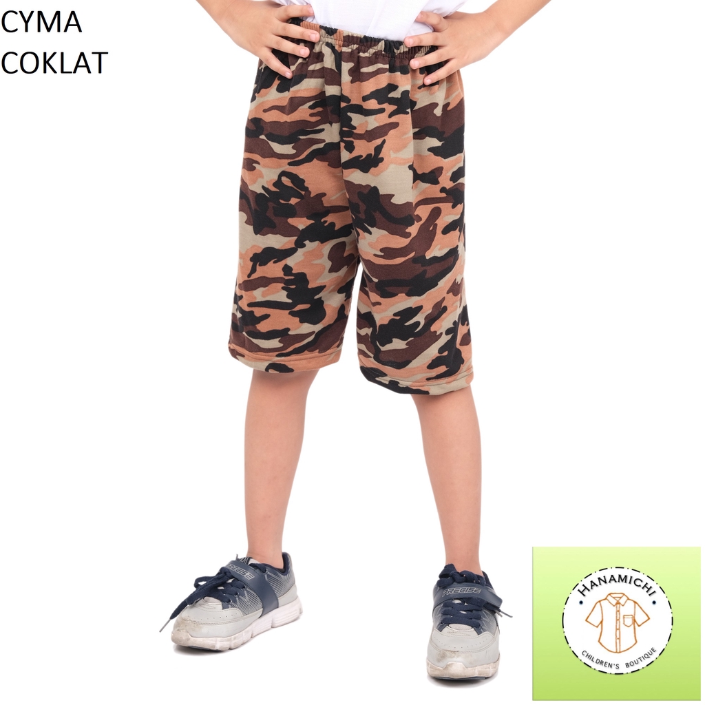 Hanamichi CYMA Celana Pendek Anak Motif Camo