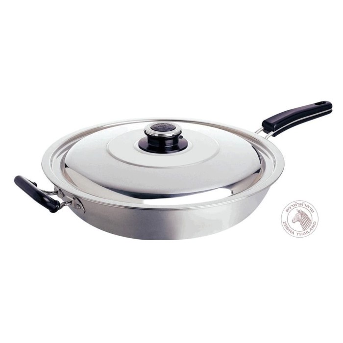 Halo MOM ada  Zebra Frying Pan 36 Cm Advance (175036) / Wajan Stainless Steel  Nih