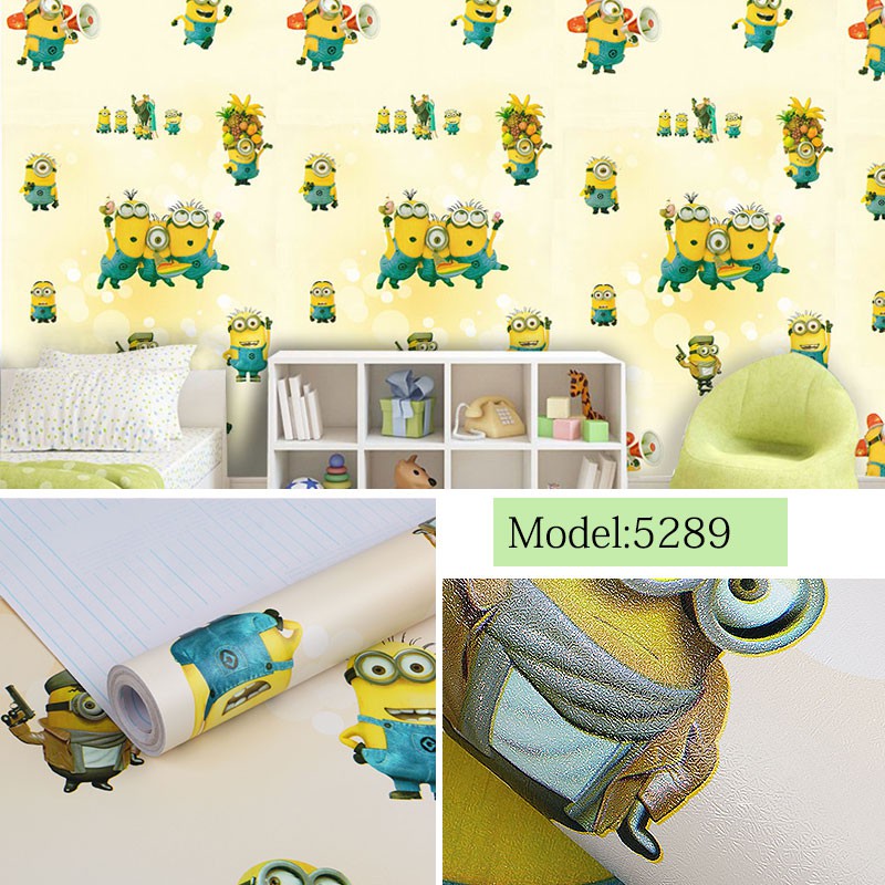 Wallpaper Dinding Motif Karakter Anak-Anak