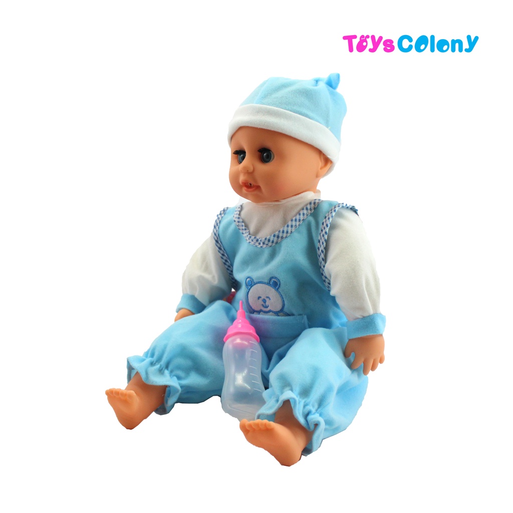 Baby Lovely - Boneka Bayi Interaktif bisa tertawa &amp; bertumbuh XMY8018
