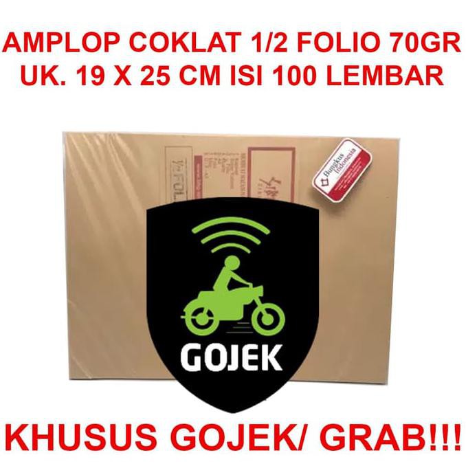 

HOT SALE|BEST SALLER Amplop Coklat 1/2Folio (19x25cm)