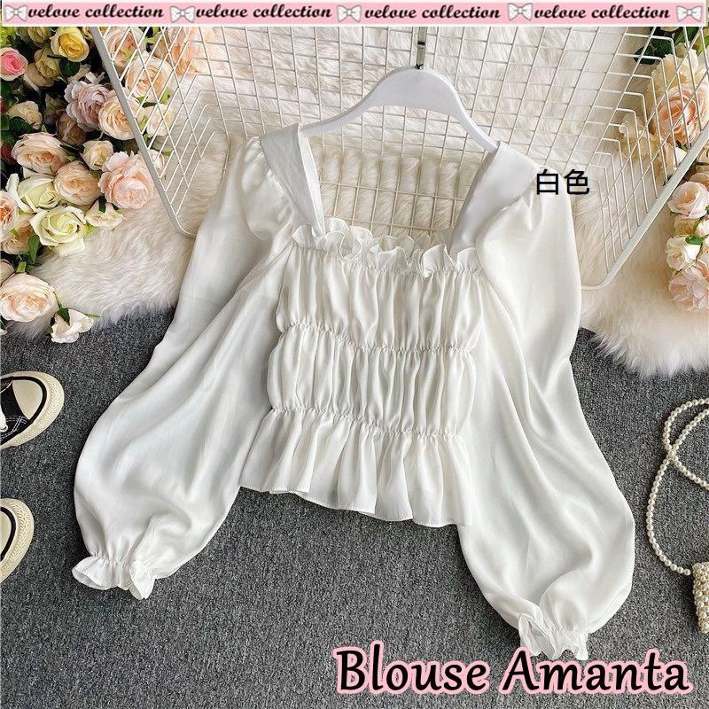 BISA COD BLOUSE AMANTA LD 100CM PJG57