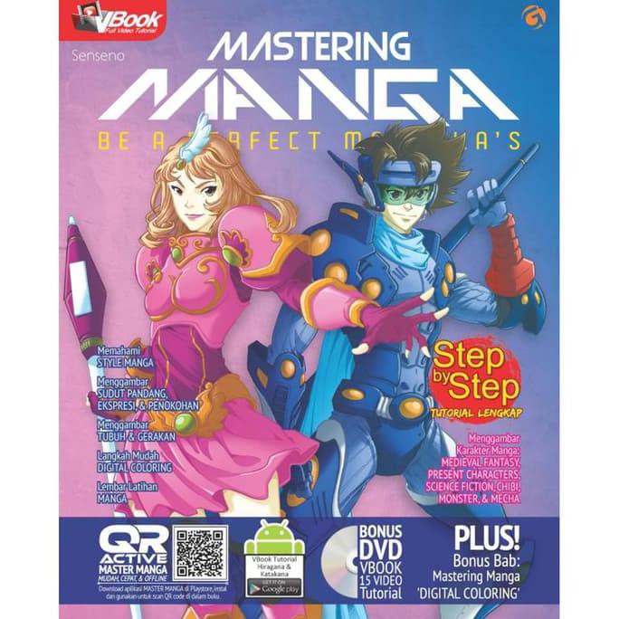 Bestseller Buku Mastering Manga - Tutorial Lengkap Bestseller