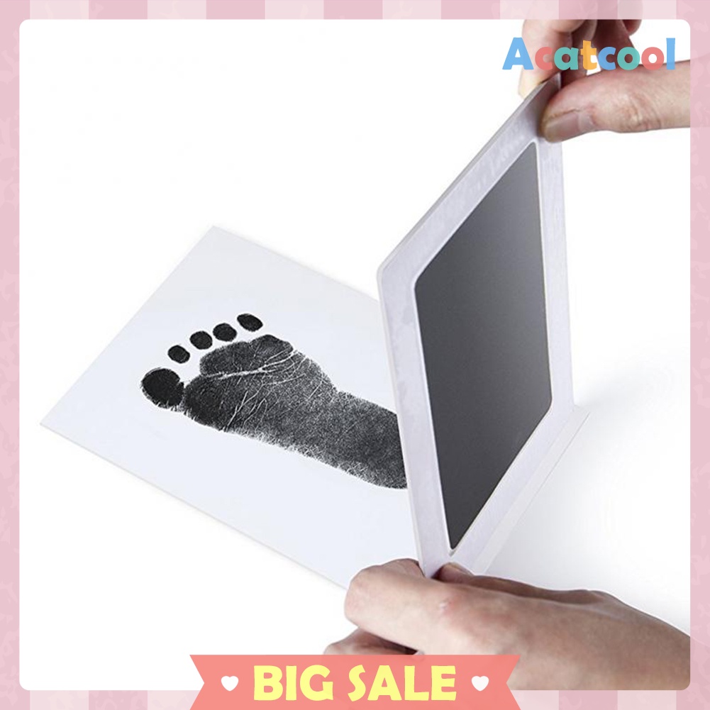 Disposable Baby Hand Print Mud Child Souvenirs Photo Frame Imprint Ink Pad