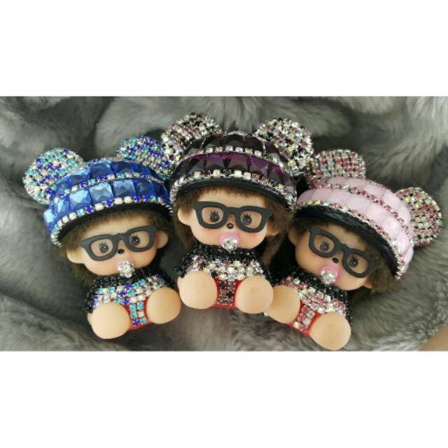 Gantungan Monchichi Mouse Bagcharm